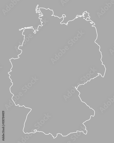 Karte von Deutschland