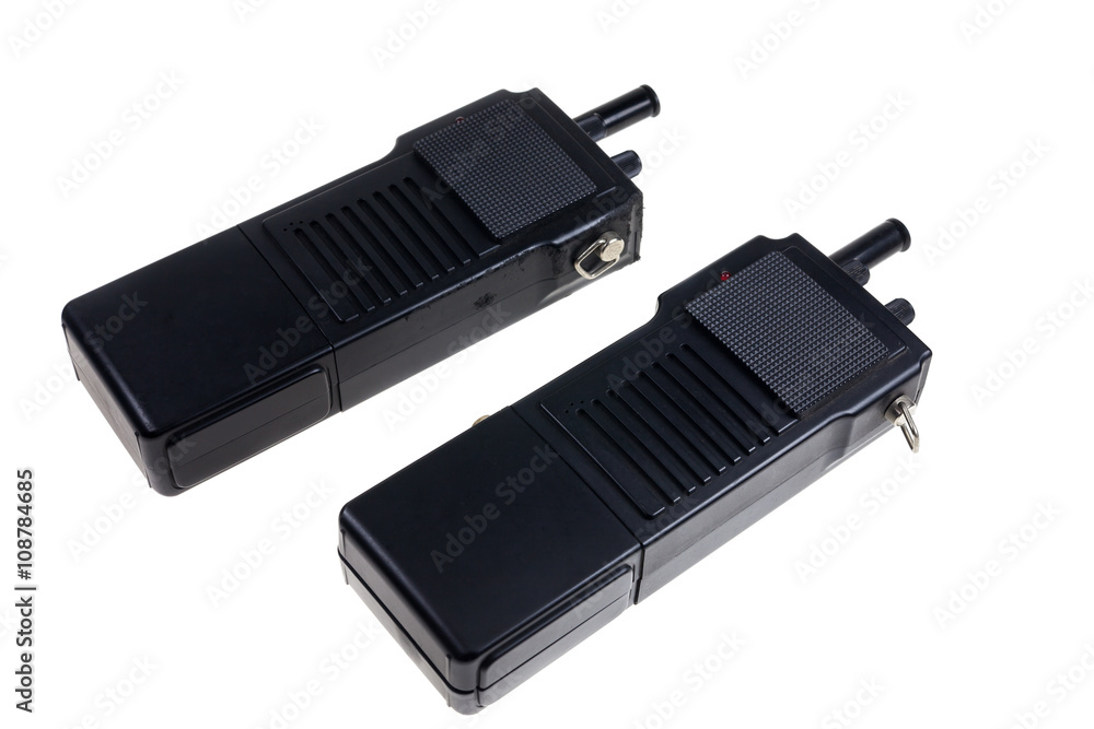 Wireless Radio Communication Isolated on white. Wireless Radio Communication Isolated on white.