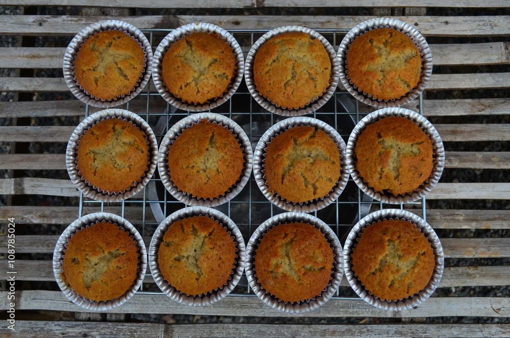 Fototapeta premium Banana cake.