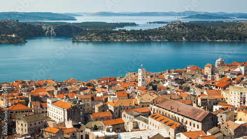 Sibenik panorama  from Barone fortress