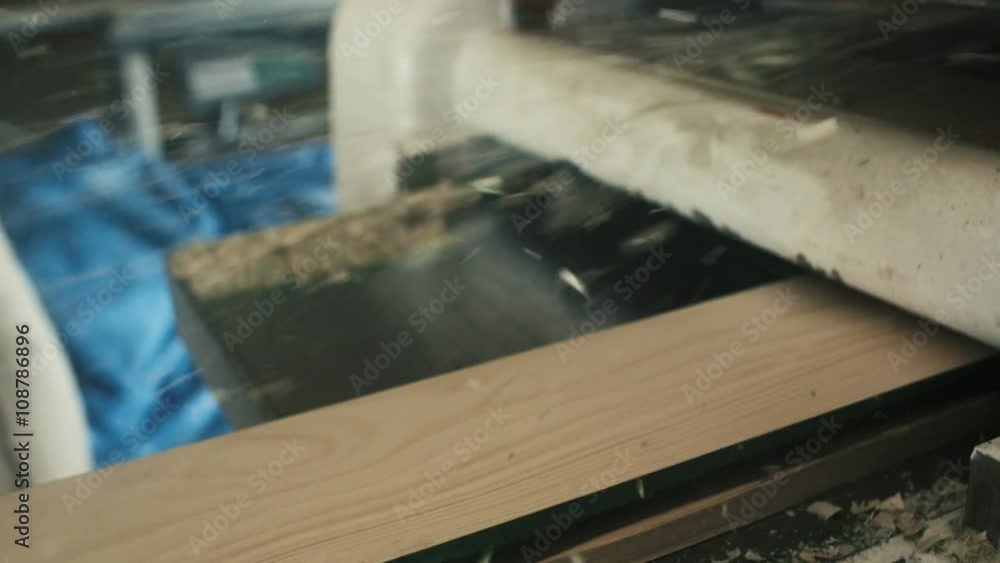 Wood planing tight super slow motion Wood planing tight super slow motion