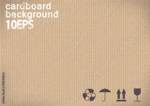 black shipping Icons on cardboard background.vector illustration