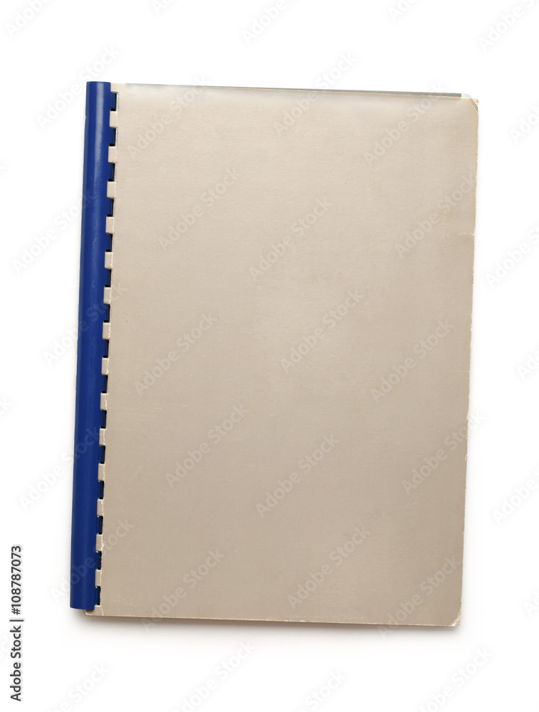 Blank notepad on white background Blank notepad on white background