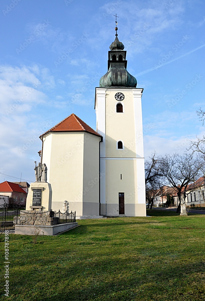 Church, Village of Havraníky, Czech, Europe