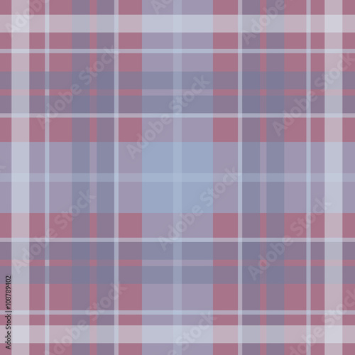 Vector seamless scottish tartan pattern in blue, pink, purple, violet. British or irish celtic baby tender design for textile, fabric or for wrapping, backgrounds, wallpaper, websites