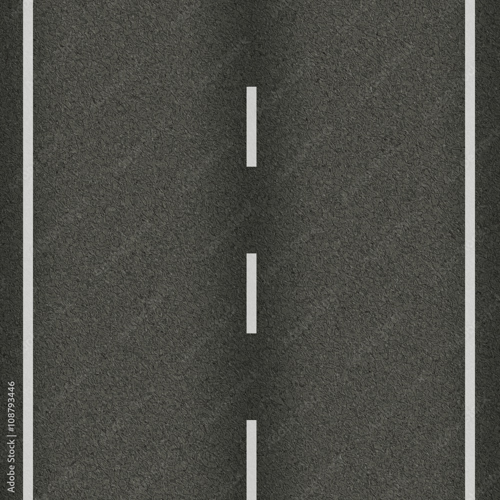 Fototapeta seamless texture highway3D illustration
