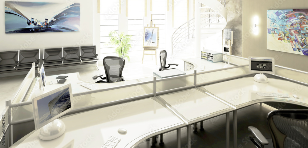 Modern Office Conception (panoramic) Modern Office Conception (panoramic)