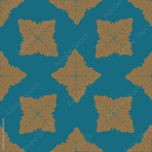 Autumn seamless pattern. Boho style