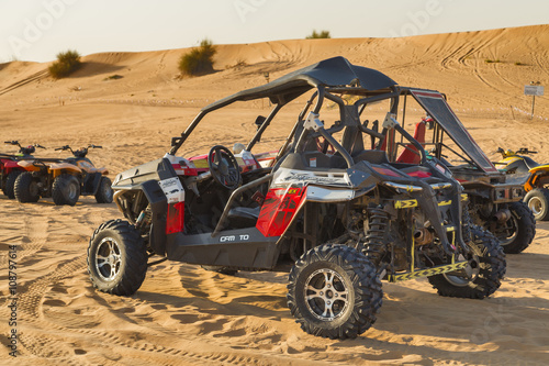 ride in dune buggy in Desert Safari photo