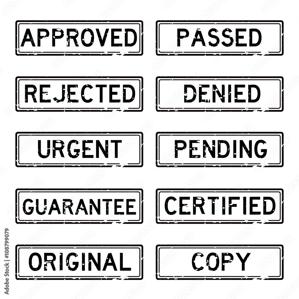 Grunged stamp set Grunged stamp set
