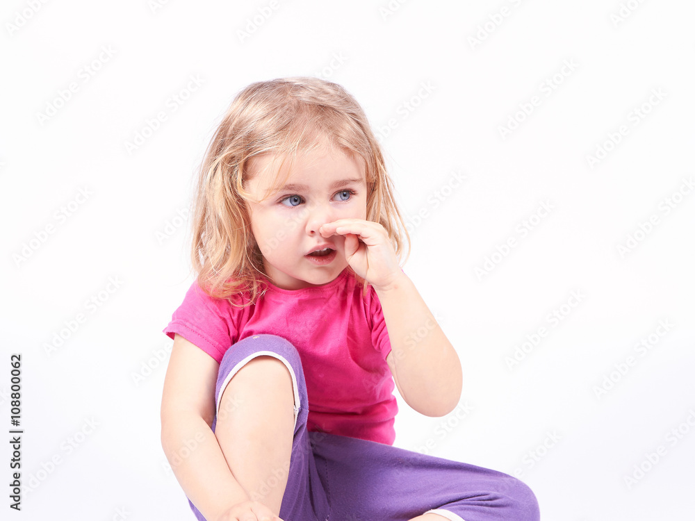 Portrait of little girl