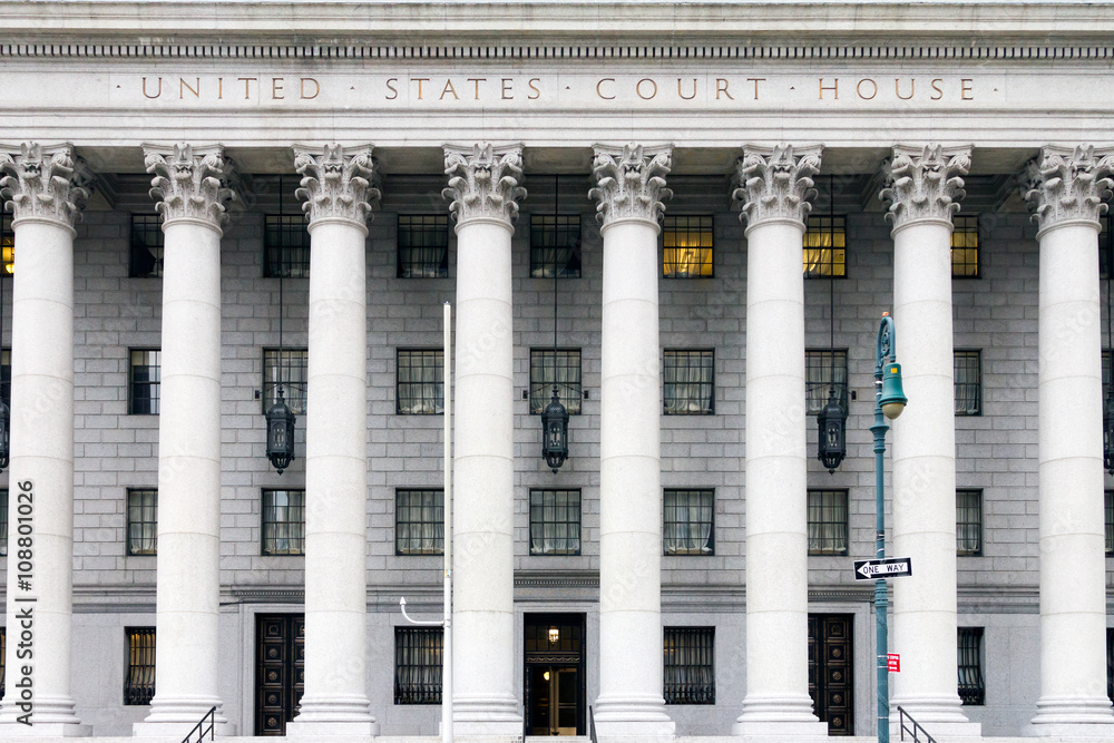 United States Court House Building in New York City