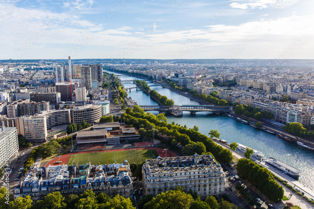 Fototapeta premium View of the Seine