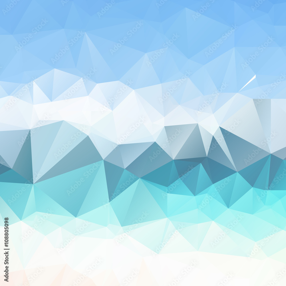 Composition with triangles geometric shapes. polygon landscape.
