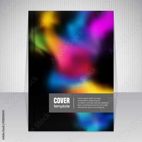 Abstract cover template