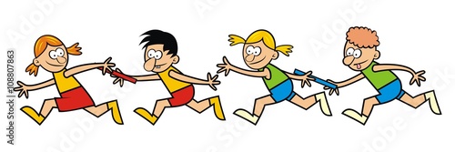running children, relay