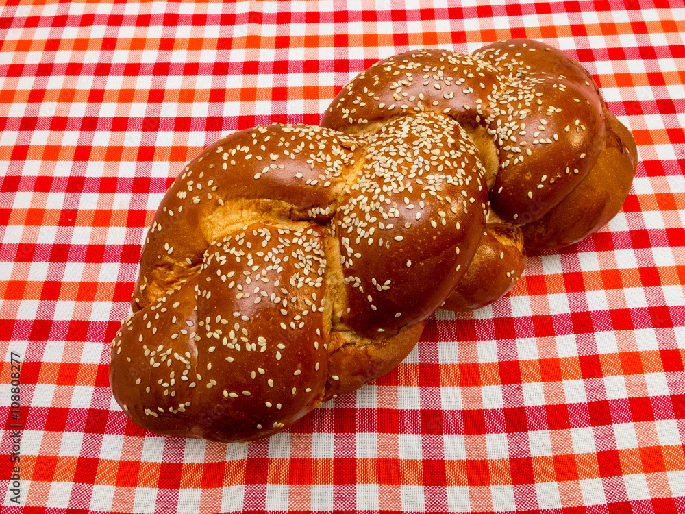 Bright Shabbat challah