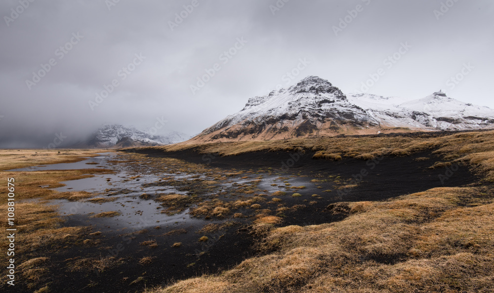 Icelandic  mountain landscape