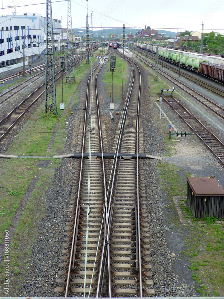 Obraz premium Bahnhof Bamberg