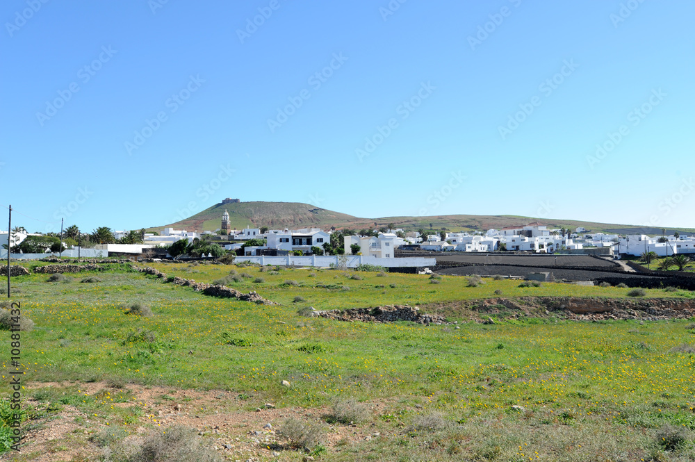 La ville de Teguise à Lanzarote