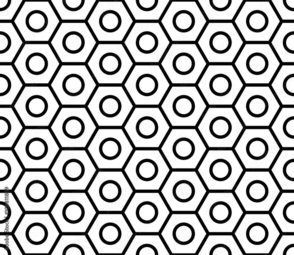 Vector modern seamless geometry pattern hexagon, black and white abstract geometric background, subtle pillow print, monochrome retro texture, hipster fashion design Vector modern seamless geometry pattern hexagon, black and white abstract geometric background, subtle pillow print, monochrome retro texture, hipster fashion design