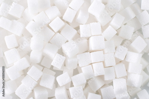 background of sugar cubes