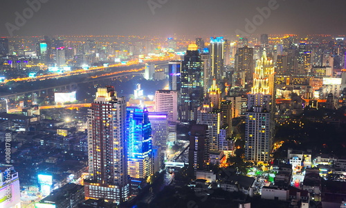 Top view of Bangkok