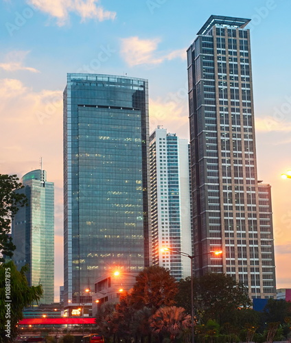 Downtown of Jakarta, Indonesia