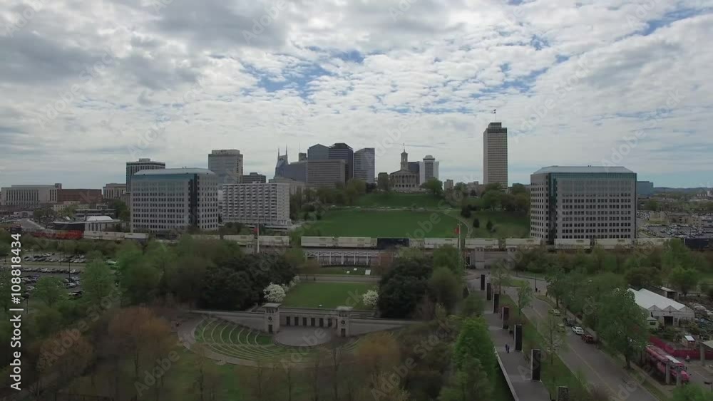 Aerial View of Downtown Nashville from Centennial Park Aerial View of Downtown Nashville from Centennial Park