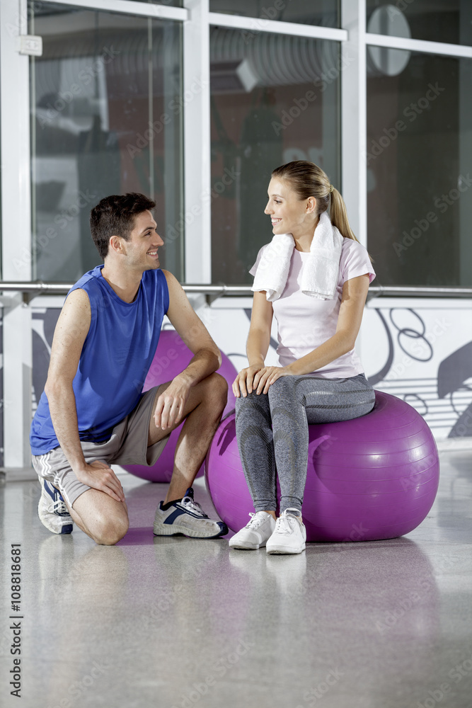 man and woman working out man and woman working out