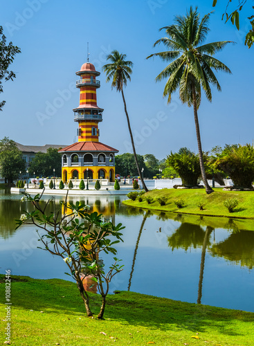 Observator tower, Bang Pa-In, Thailand photo