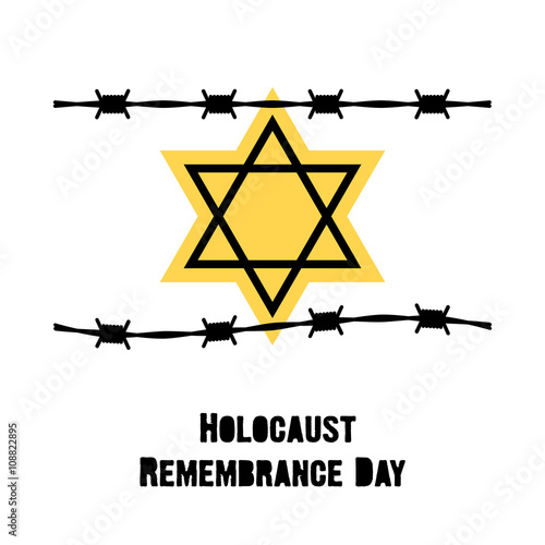 Holocaust Remembrance Day. January 27. Vector illustration