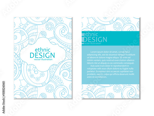 Ethnic business flyer