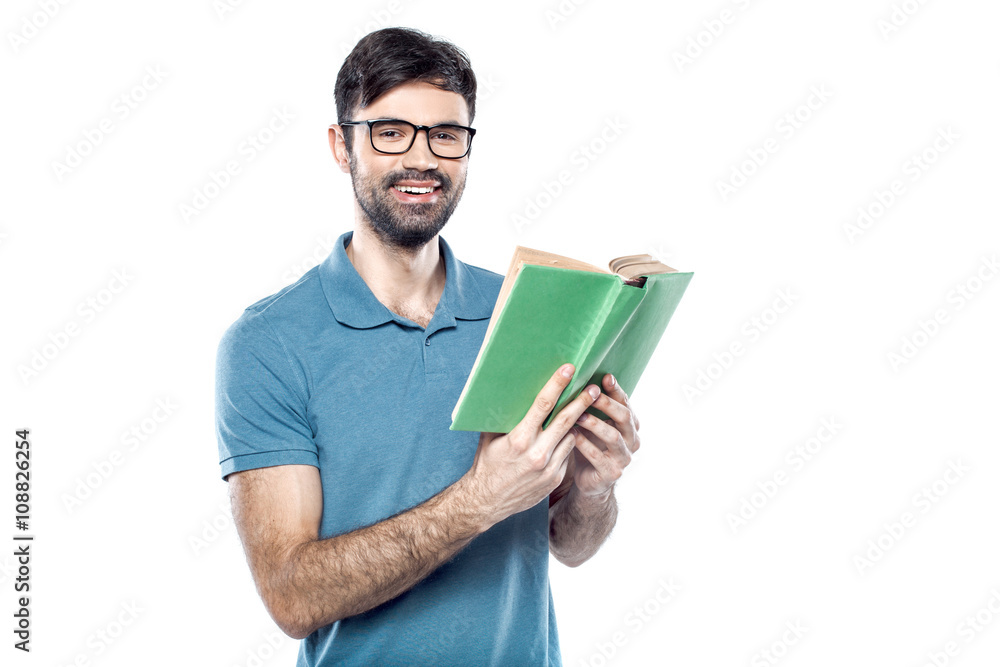Handsome young man on white background Handsome young man on white background