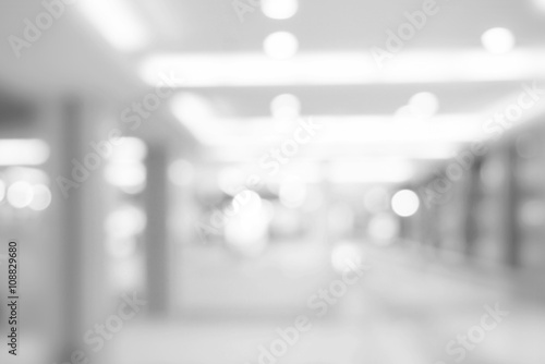 White blur abstract building background