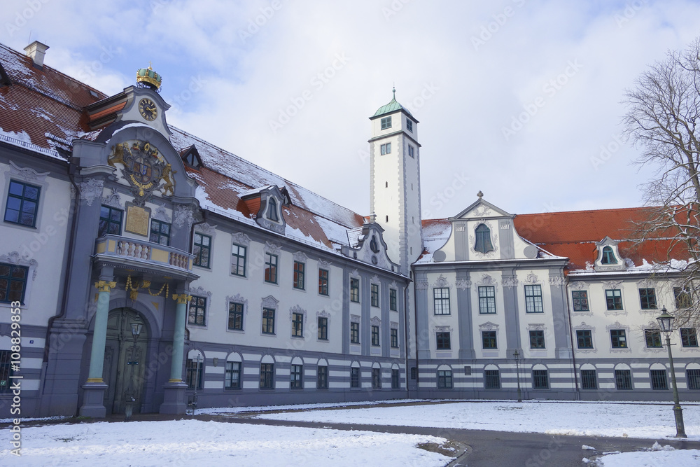 Renaissance Fronhof in Augsburg city, Germany