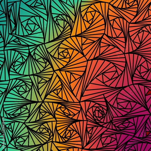 Stylish abstract vector background of volumetric spiral, helical texture