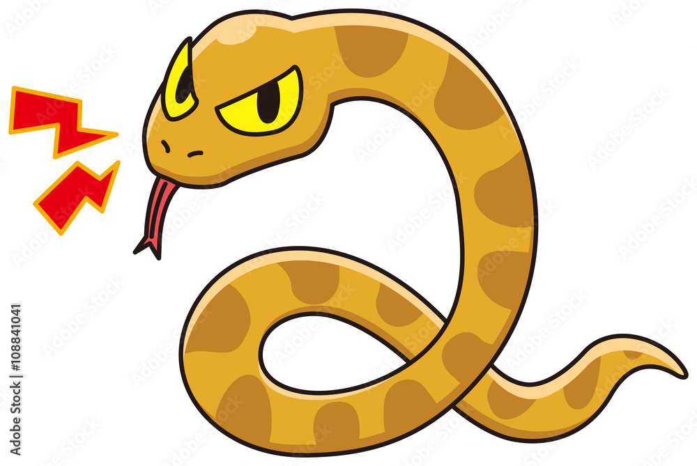 Naklejka premium 蛇
