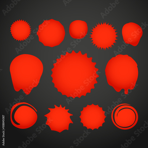 Beach landcape with chairs and umbrella