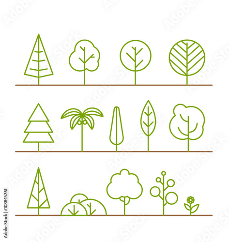 Beach landcape with chairs and umbrella