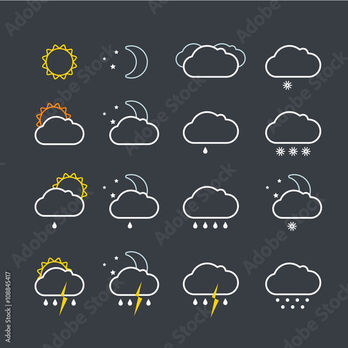 Beach landcape with chairs and umbrella