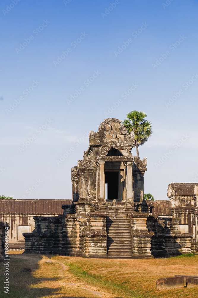 Fototapeta premium Building in Angkor Wat, a temple complex in Cambodia