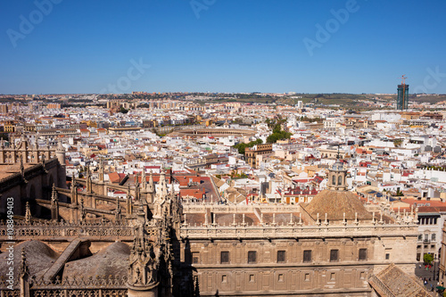 City of Seville Cityscape in Spain
