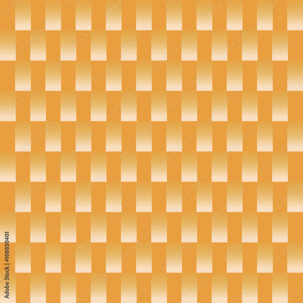 White square pattern on orange background White square pattern on orange background