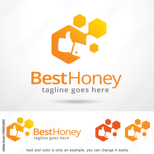 Best Honey Logo Template Design Vector 