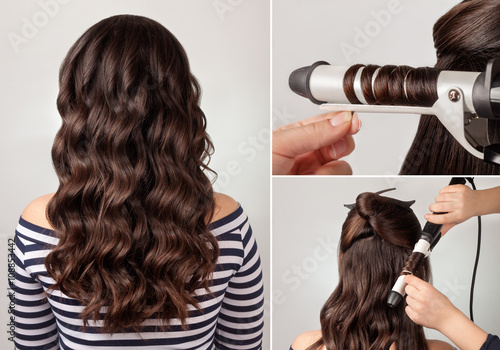 hairstyle curly hair tutorial
