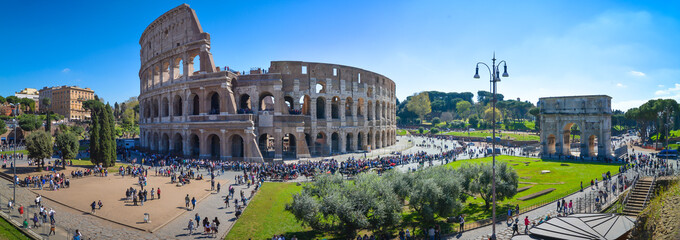 Keuken achterwand Colosseum Colosseum in zonnig Rome  © grzegorz_pakula