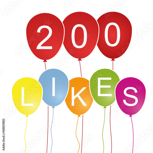 200 LIkes - Luftballons