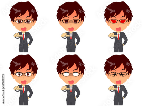 スーツの男性 セット