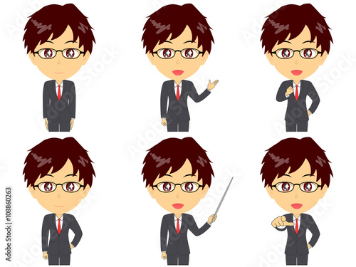 スーツの男性 セット